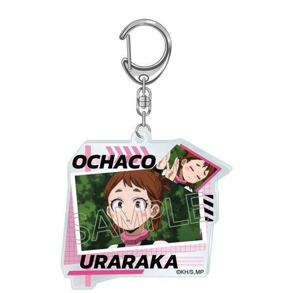 【Pre-Order★SALE】"My Hero Academia" Collage Acrylic Keychain Ochako Uraraka (Uravity) <Twinkle>