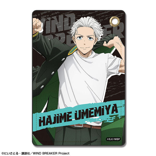 【Pre-Order★SALE】TV Anime "WIND BREAKER" Leather Pass Case Design 05 (Hajime Umemiya) [Resale] <License Agent>