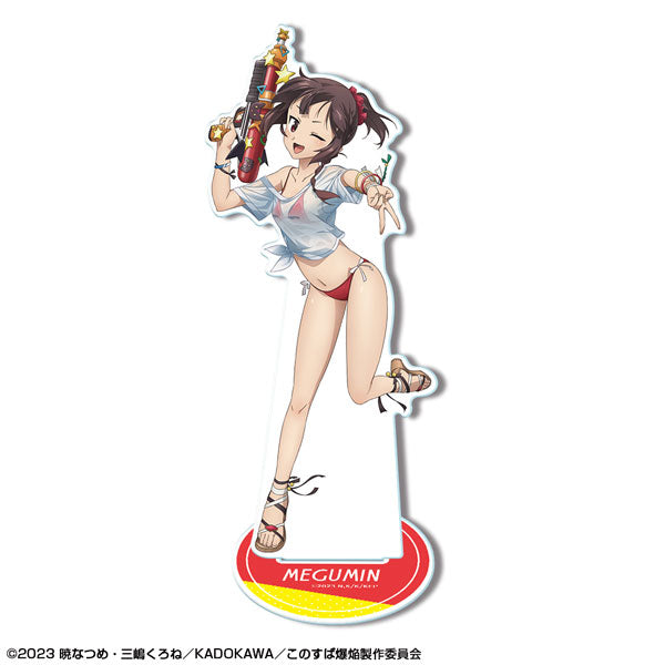 【Pre-Order★SALE】"KonoSuba: An Explosion on This Wonderful World!" Acrylic Stand 01  (Megumin/T-shirt Swimsuit Ver./A) [Original Illustration] (Resale) <License Agent>