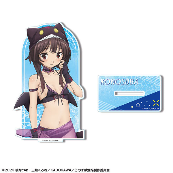 【Pre-Order★SALE】"KonoSuba: An Explosion on This Wonderful World!" Acrylic Stand 04  (Megumin Chomusuke-style Swimsuit Ver./B) [Original Illustration] (Resale) <License Agent>