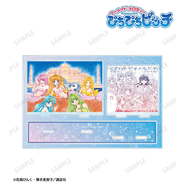 【Pre-Order】"Mermaid Melody Pichi Pichi Pitch" Group BIG Acrylic Stand with Parts <Almabianca> [*Cannot be bundled]