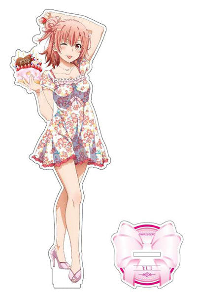 【Pre-Order★SALE】TV Anime "My Teen Romantic Comedy SNAFU Climax" Acrylic Figure Yui Yuigahama Flower Pattern  Size M (resale) <TBS Glowdia>