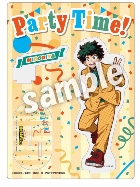 【Pre-Order】"My Hero Academia" Party Time! Acrylic Stand Plate  Izuku Midoriya <Takara Tomy Arts> [※Cannot be bundled]