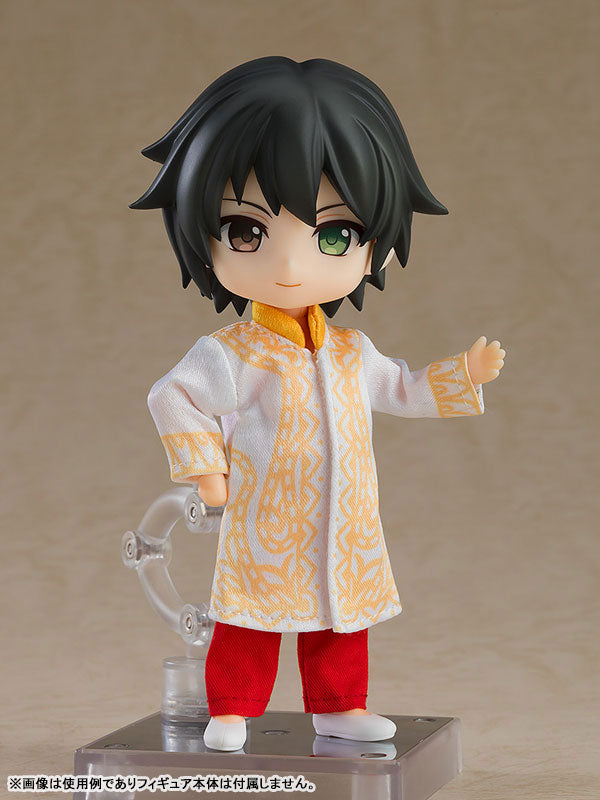 【Pre-Order】Nendoroid Doll Outfit Set  World Tour India: Boy (White) <Good Smile Company> [*Cannot be bundled]