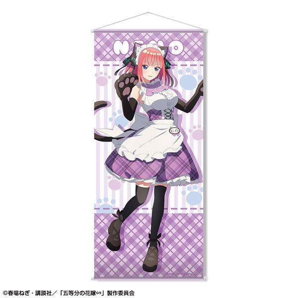 【Pre-Order】"The Quintessential Quintuplets" Near Life-Size Tapestry Design 02 (Nino Nakano) Cat-Eared Maid Ver. Original Illustration [Resale] <License Agent> [*Cannot be bundled]
