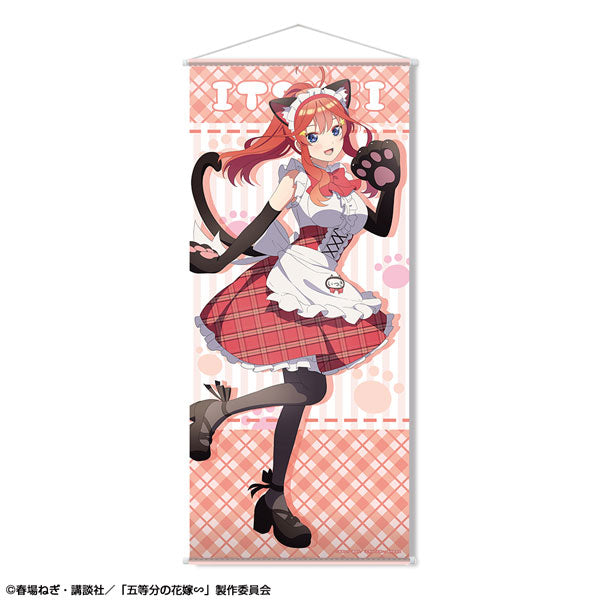 【Pre-Order】"The Quintessential Quintuplets" Near Life-Size Tapestry Design 05 (Itsuki Nakano) Cat-Eared Maid Ver. Original Illustration [Resale] <License Agent> [*Cannot be bundled]