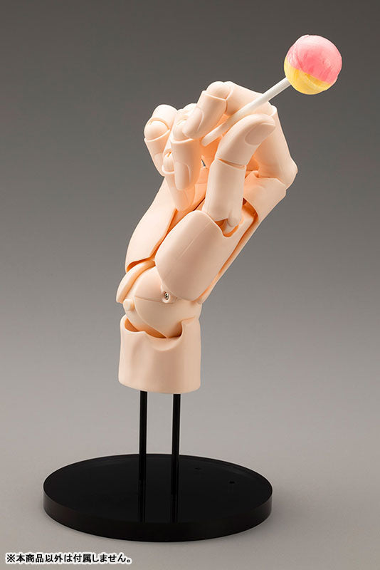 【Pre-Order】ARTIST SUPPORT ITEM HAND MODEL/R -PALE ORANGE- Movable Figure <Kotobukiya> [*Cannot be bundled]