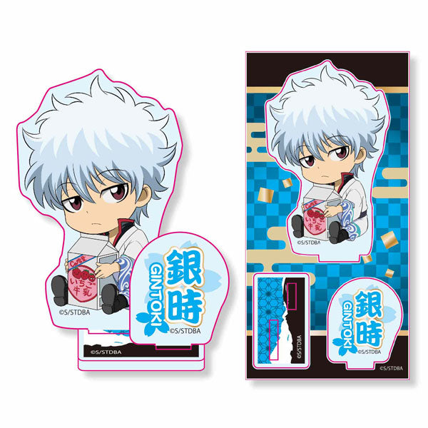 【Pre-Order】Anime "Gintama" Gyugyutto Acrylic Stand Gintoki Sakata (Resale) <Bellhouse> [*Cannot be bundled]