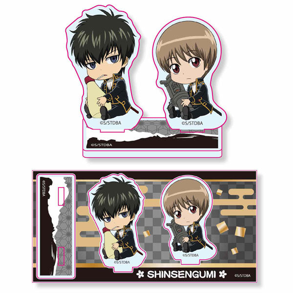 【Pre-Order】Anime "Gintama" Gyugyutto Acrylic Stand Shinsengumi (Resale) <Bellhouse> [*Cannot be bundled]