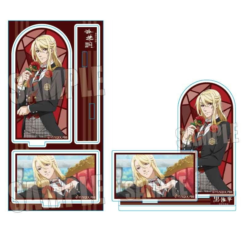 【Pre-Order】"Black Butler -Public School Arc-" Acrylic Stand  Edgar Redmond <Bellhouse> [*Cannot be bundled]