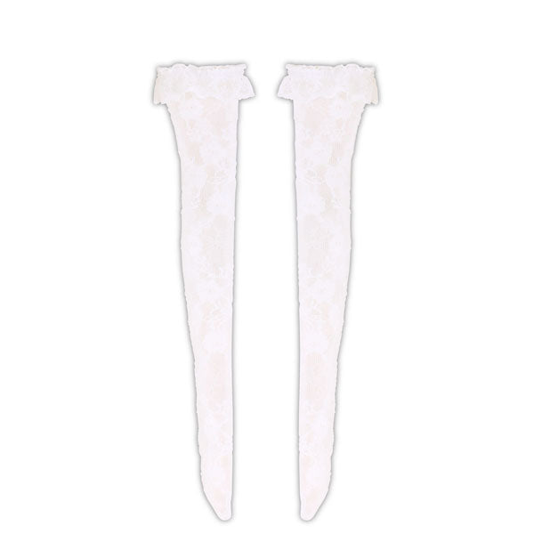 【Pre-Order】1/3 scale AZO2 Lacy Knee-high Stockings White (for dolls) <AZONE> [*Cannot be bundled]