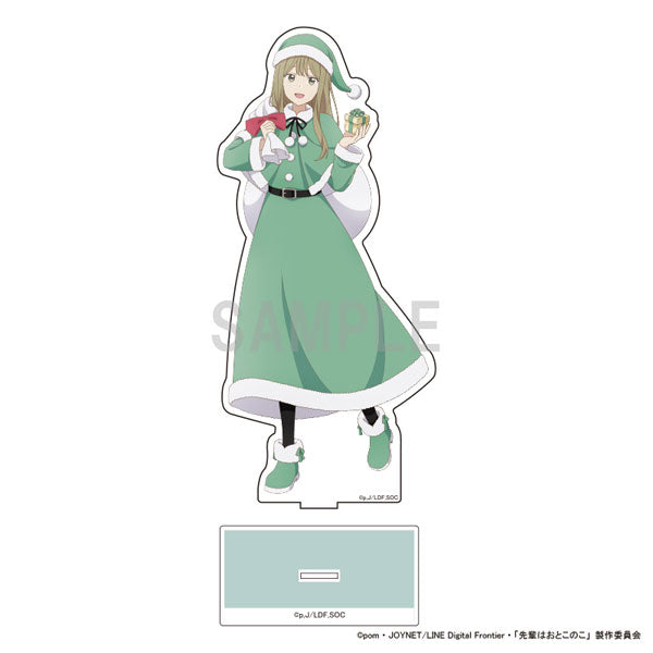 【Pre-Order】"Senpai Is an Otokonoko" BIG Acrylic Stand Makoto Hanaoka  Christmas Ver. <C-One> [*Cannot be bundled]