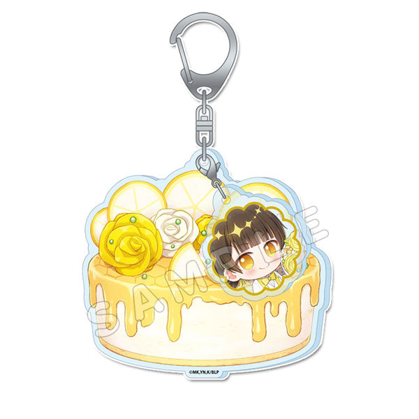 【Pre-Order】"Blue Lock" Puchichoco Acrylic Keychain  Meguru Bachira Celebration <Seasonal Plants> [*Cannot be bundled]