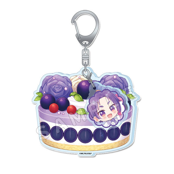 【Pre-Order】"Blue Lock" Puchichoco Acrylic Keychain  Reo Mikage Celebration <Seasonal Plants> [*Cannot be bundled]