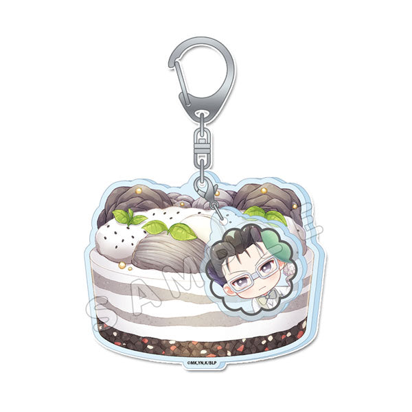 【Pre-Order】"Blue Lock" Puchichoco Acrylic Keychain  Zantetsu Tsurugi Celebration <Seasonal Plants> [*Cannot be bundled]