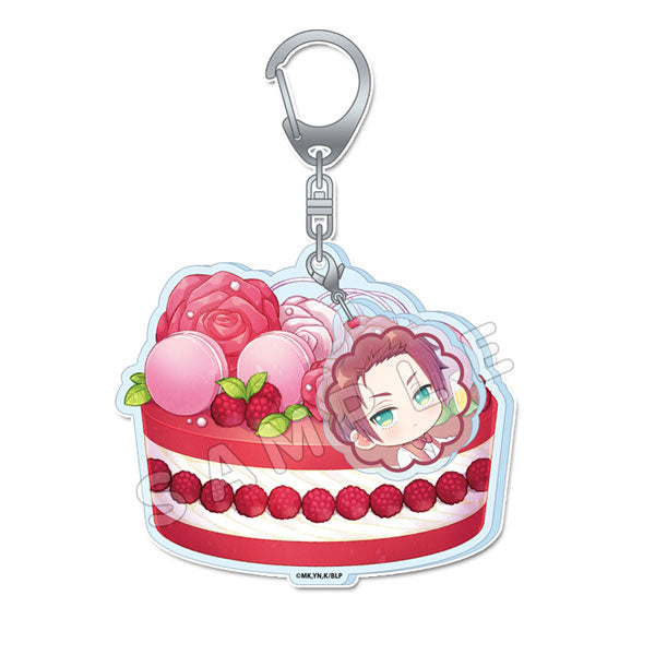 【Pre-Order】"Blue Lock" Puchichoco Acrylic Keychain  Sae Itoshi Celebration <Seasonal Plants> [*Cannot be bundled]