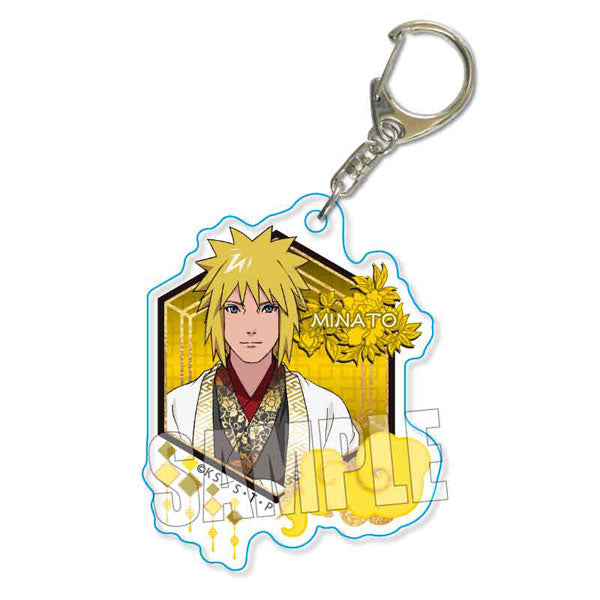 【Pre-Order】"NARUTO: Shippuden" Acrylic Keychain/Minato Namikaze Throne ver. (Resale) <Bellhouse> [*Cannot be bundled]