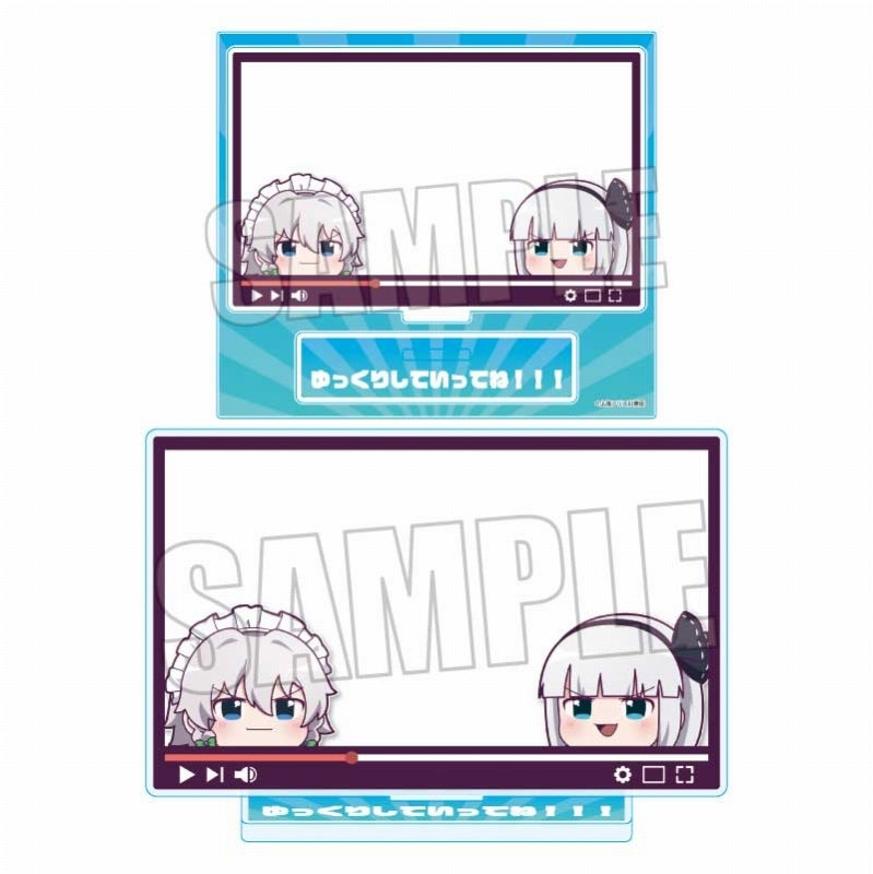 【Pre-Order】"Touhou Project" Acrylic Memo Stand  Youmu Konpaku & Sakuya Izayoi (Yukkuri) (Resale) <Bellhouse> [*Cannot be bundled]