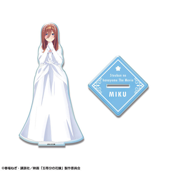 【预售】动漫「五等分的新娘」亚克力立牌  新娘Ver.    03(中野三玖)（再贩)《License Agent》【※同梱不可】