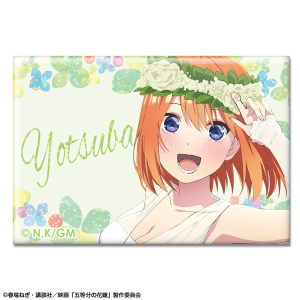 【Pre-Order】映画「五等分の花嫁」 ホログラム缶バッジ 花嫁Ver. デザイン04(中野四葉)（再販）《ライセンスエージェント》【※同梱不可】