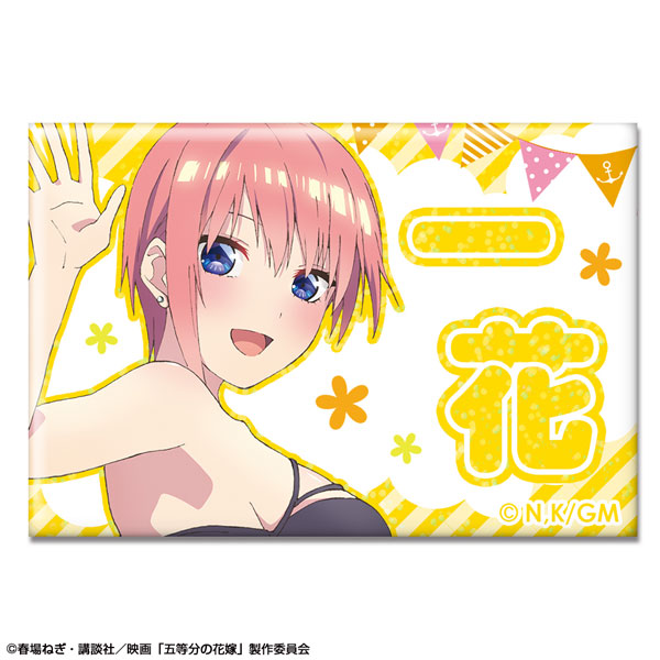 【预售】动漫「五等分的新娘」全息锡徽章   泳装Ver.  01(中野一花) （再贩)《License Agent》【※同梱不可】