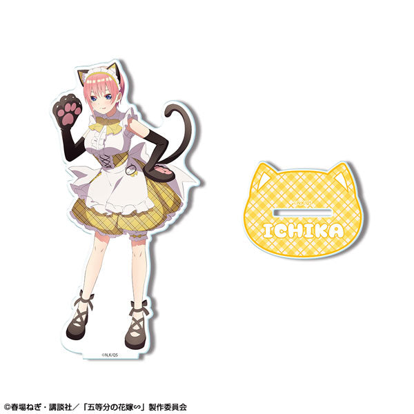 【Pre-Order】五等分の花嫁∽ アクリルスタンド デザイン01(中野一花/猫耳メイドver.) 描き下ろし（再販）《ライセンスエージェント》【※同梱不可】