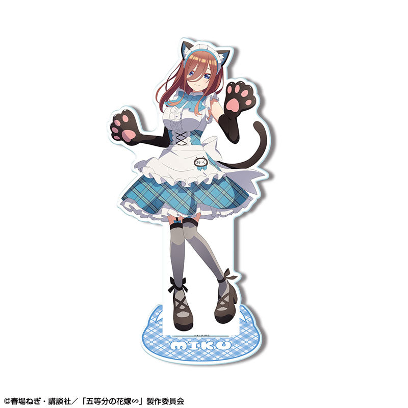 【Pre-Order】五等分の花嫁∽ アクリルスタンド デザイン03(中野三玖/猫耳メイドver.) 描き下ろし（再販）《ライセンスエージェント》【※同梱不可】