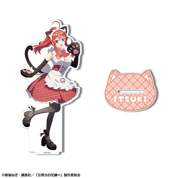 【Pre-Order】五等分の花嫁∽ アクリルスタンド デザイン05(中野五月/猫耳メイドver.) 描き下ろし（再販）《ライセンスエージェント》【※同梱不可】