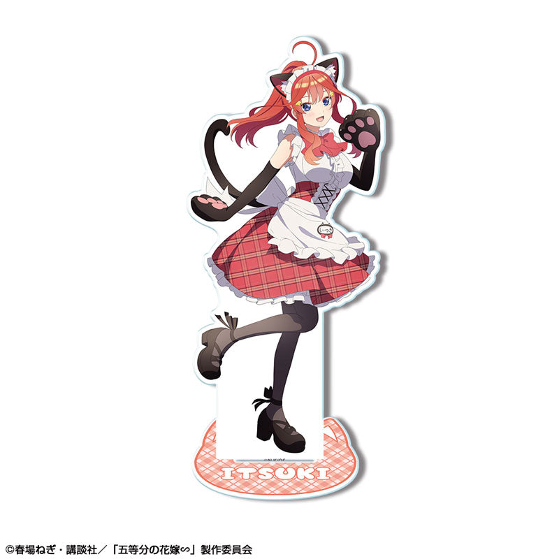 【Pre-Order】五等分の花嫁∽ アクリルスタンド デザイン05(中野五月/猫耳メイドver.) 描き下ろし（再販）《ライセンスエージェント》【※同梱不可】