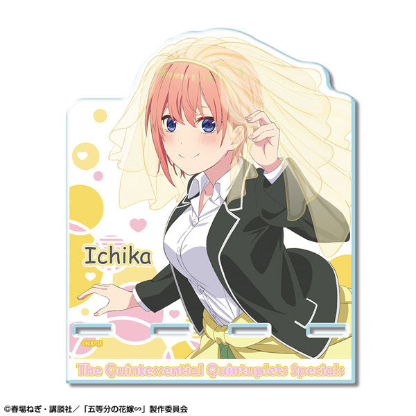 【Pre-Order】五等分の花嫁∽ アクリルスマホスタンド デザイン01(中野一花/A)（再販）《ライセンスエージェント》【※同梱不可】