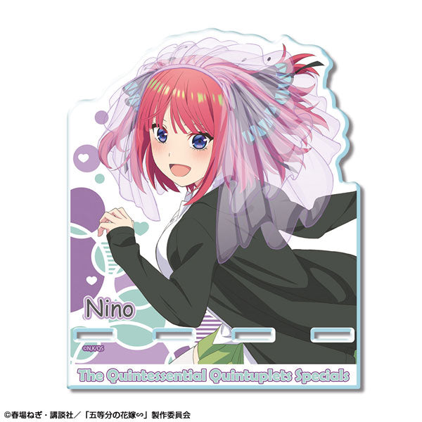 【Pre-Order】五等分の花嫁∽ アクリルスマホスタンド デザイン02(中野二乃/A)（再販）《ライセンスエージェント》【※同梱不可】