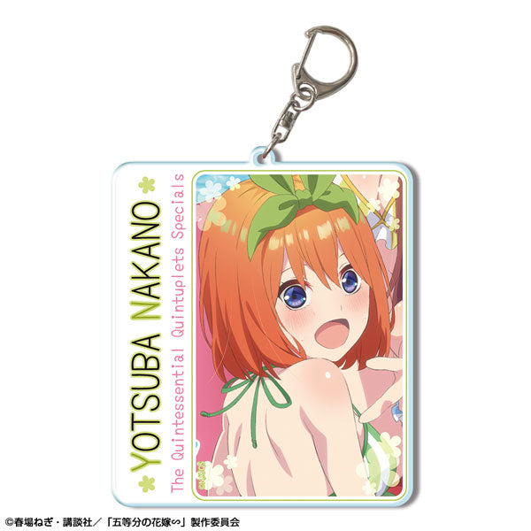 【Pre-Order】"The Quintessential Quintuplets∽" Big Acrylic Keychain Design 09 (Yotsuba Nakano/B) (Resale) <License Agent> [*Cannot be bundled]