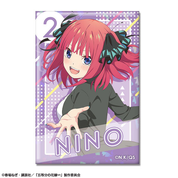 【Pre-Order】五等分の花嫁∽ ホログラム缶バッジ デザイン03(中野二乃/A)（再販）《ライセンスエージェント》【※同梱不可】