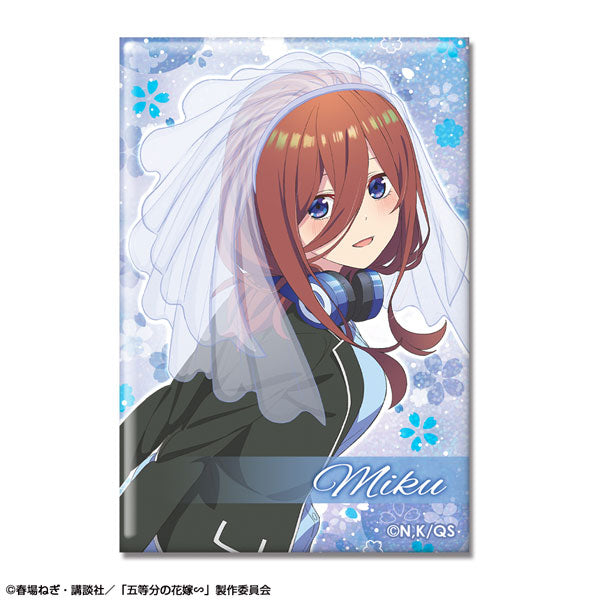 【Pre-Order】五等分の花嫁∽ ホログラム缶バッジ デザイン06(中野三玖/B)（再販）《ライセンスエージェント》【※同梱不可】