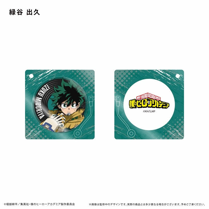 【Pre-Order】"My Hero Academia" Record Player Acrylic Keychain Izuku Midoriya <Tapioca> [*Cannot be bundled]