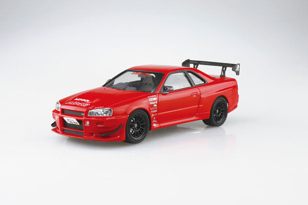 【Pre-Order】The Tuned Car No.71 MCR BNR34 Skyline GT-R '02 (Nissan) 1/24 Scale Plastic Model (Resale) <Aoshima> [*Cannot be bundled]