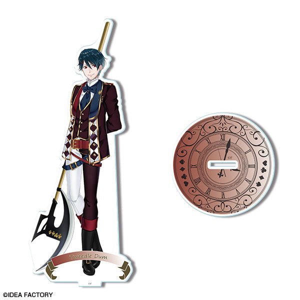 【Pre-Order】"Alice in the Country of Spades-Wonderful Black World-" Acrylic Stand Design 11 (Tweedle Dum) (Resale) <License Agent> [*Cannot be bundled]