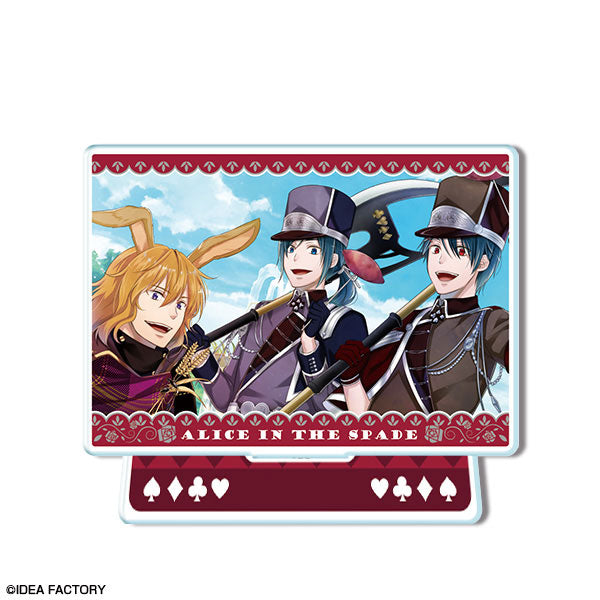 【Pre-Order】"Alice in the Country of Spades -Wonderful Black World-" Mini Acrylic Stand Design 13 (Hatter Family/A) (Resale) <License Agent> [*Cannot be bundled]