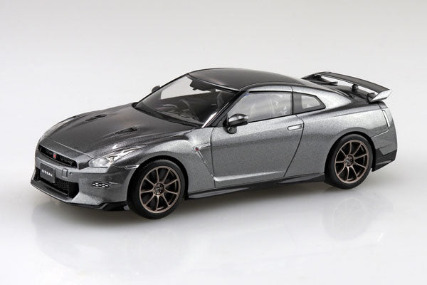 【Pre-Order】楽プラ スナップキット No.03-DM ニッサン R35 NISSAN GT-R 2024(ダークメタルグレー) プラモデル《アオシマ》【※同梱不可】