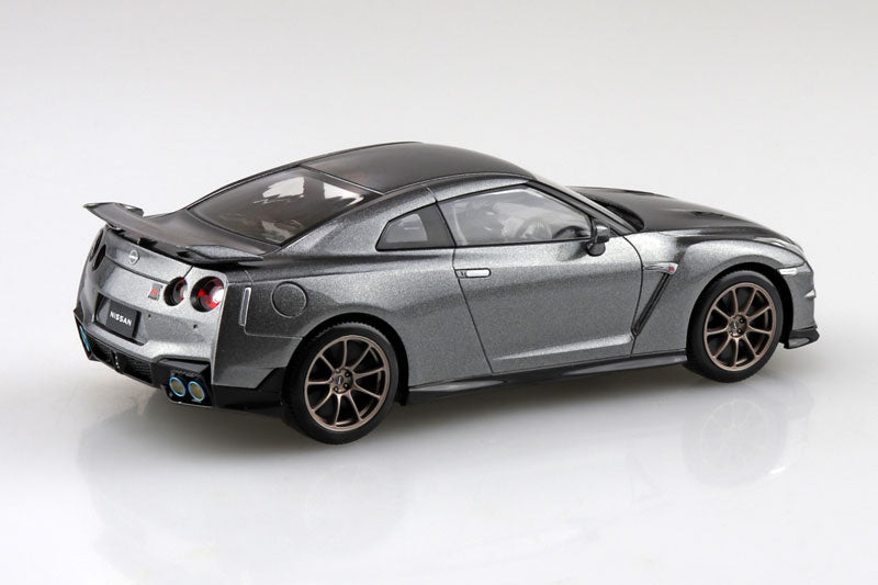 【Pre-Order】楽プラ スナップキット No.03-DM ニッサン R35 NISSAN GT-R 2024(ダークメタルグレー) プラモデル《アオシマ》【※同梱不可】