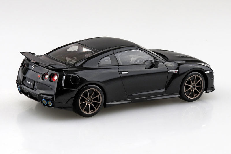 【预售】Raku-Pla 　snap Kit　No.03-MB 日产  R35 NISSAN GT-R 2024(流星片黑珍珠色)　塑料模型 《AOSHIMA》【※同梱不可】