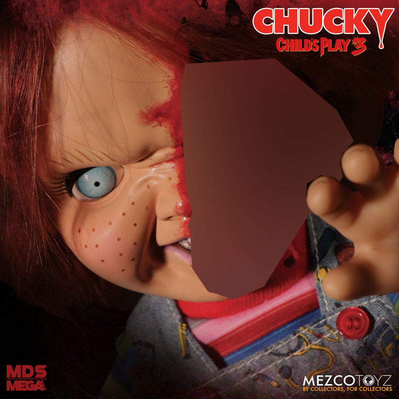 【Pre-Order】Designer Series  MDS Mega Scale  Child's Play 3: Talking Pizza Face Chucky <Mezco Toyz> [*Cannot be bundled]