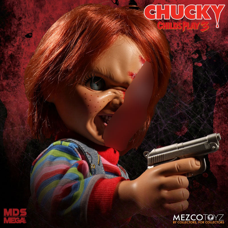 【Pre-Order】Designer Series  MDS Mega Scale  Child's Play 3: Talking Pizza Face Chucky <Mezco Toyz> [*Cannot be bundled]