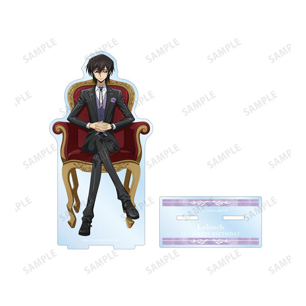 【预售】Code Geass 反叛的鲁路修     原画角色  鲁路修   BIG亚克力立牌   鲁路修 生日2022ver.（再贩）  《ARMA BIANCA》【※同梱不可】