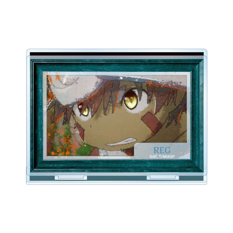 【Pre-Order】"Made in Abyss: The Golden City of the Scorching Sun" Reg  grunge CANVAS BIG Acrylic Stand with Parts <Almabianca> [*Cannot be bundled]