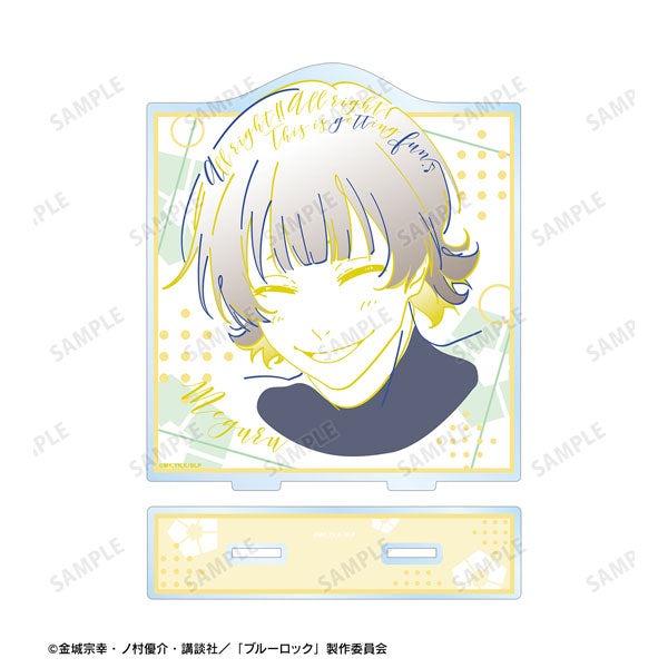 【Pre-Order】TV anime "BLUE LOCK " Meguru Bachira  lette-graph BIG Acrylic Stand <Almabianca> [*Cannot be bundled]