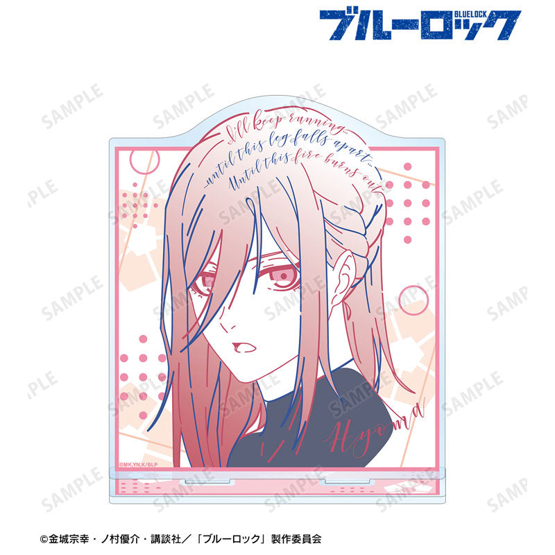 【Pre-Order】TV anime "BLUE LOCK " Hyoma Chigiri  lette-graph BIG Acrylic Stand <Almabianca> [*Cannot be bundled]