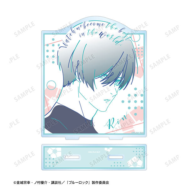 【Pre-Order】TV anime "BLUE LOCK " Rin Itoshi  lette-graph BIG Acrylic Stand <Almabianca> [*Cannot be bundled]