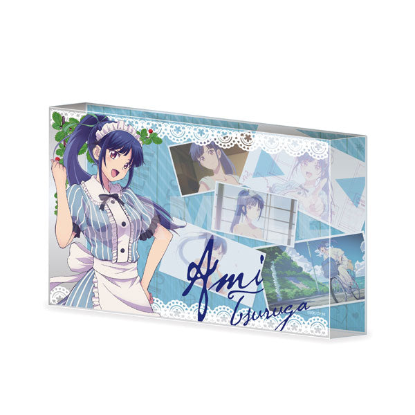 【Pre-Order】"The Café Terrace and Its Goddesses" Crystal Art Board 02: Ami Tsuruga (Resale) <CS.FRONT> [*Cannot be bundled]