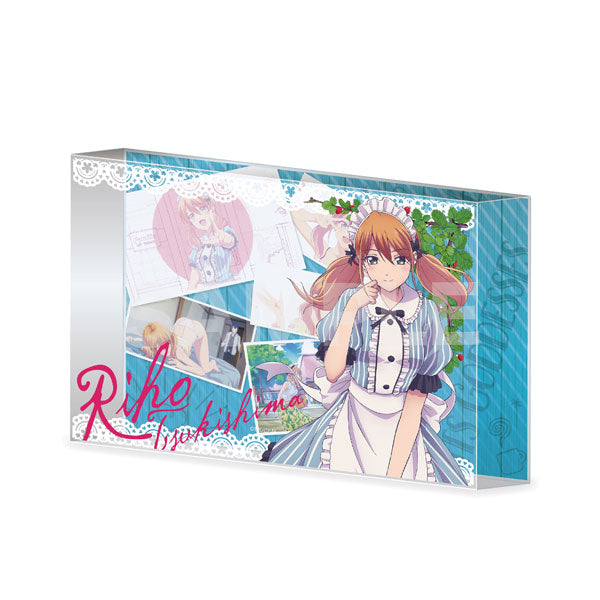 【Pre-Order】"The Café Terrace and Its Goddesses" Crystal Art Board 03: Riho Tsukishima (Resale) <CS.FRONT> [*Cannot be bundled]